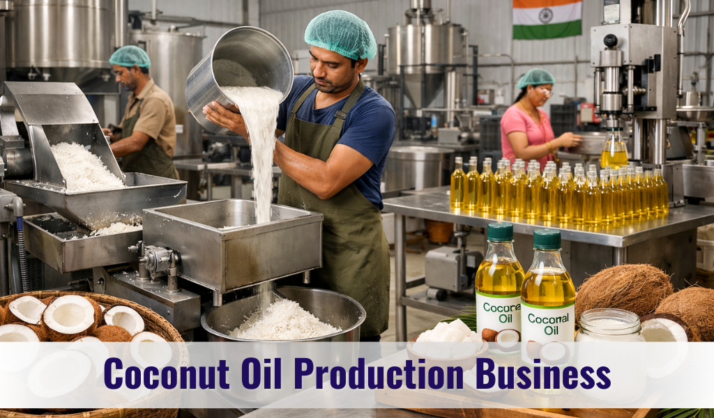 Coconut Oil Production Business in India