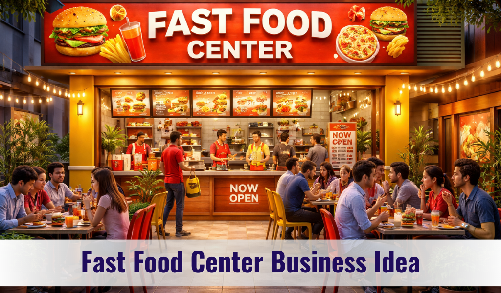Fast Food Center Business Idea in India