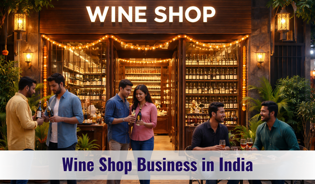 Wine Shop Business in India